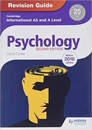 Cambridge International AS/A Level Psychology: Revision Guide - 9781510418394 | BookStudio.lk