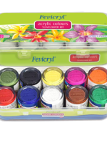 Fevicryl - acrylic colours: sunflower kit (15ml x 10 colours)
