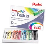 Pentel Oil Pastels 12 Colours
