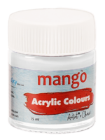 Mango - acrylic colour: white