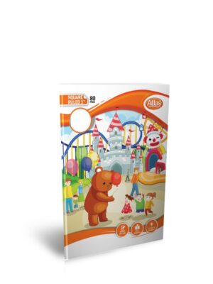 Atlas A5 Practical Book 1 inch Square Ruled 80 Pages