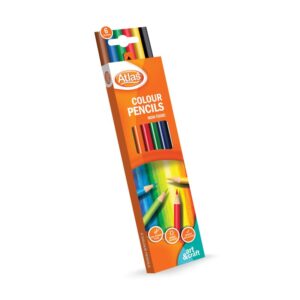 Atlas Homerun Colour Pencils 6 Colours