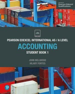 Pearson Edexcel International A Level Accounting Student Book 1 | BookStudio.lk