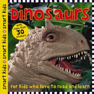 Smart Kids Dinosaurs: with more than 30 stickers | BookStudio.lk
