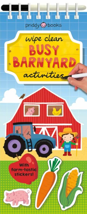 Wipe Clean Activities: Busy Barnyard by Author Roger Priddy 9780312529994 BookStudio.lk Sri Lanka