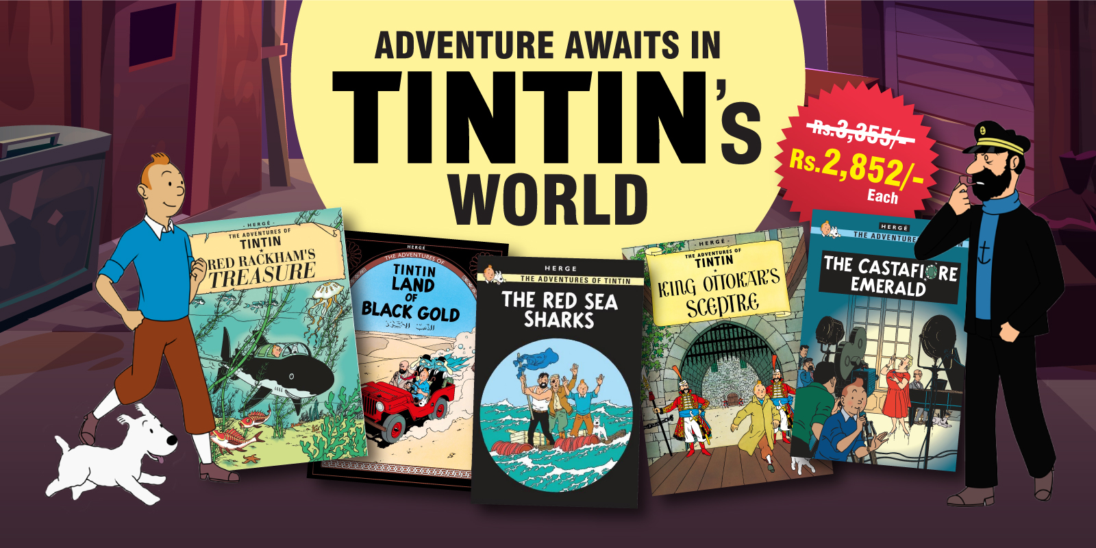 The adventures of tintin collection mobile