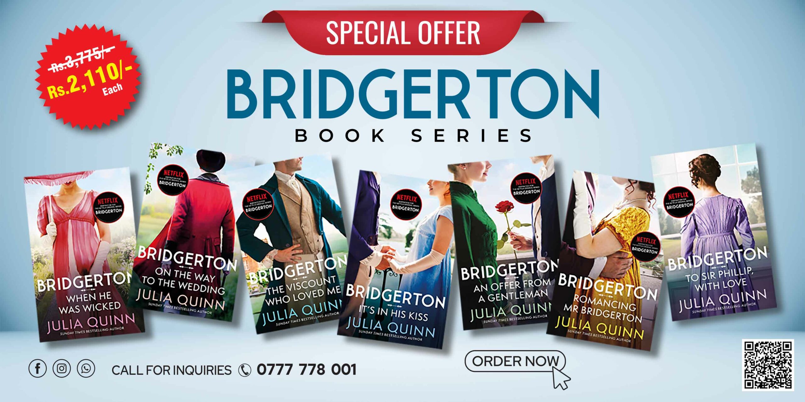 Bridgerton bookstudio mobile banner