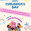 Happy childrens day from book studio