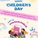 Happy childrens day from book studio