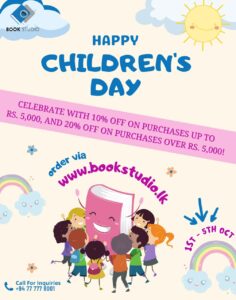 Happy childrens day from book studio