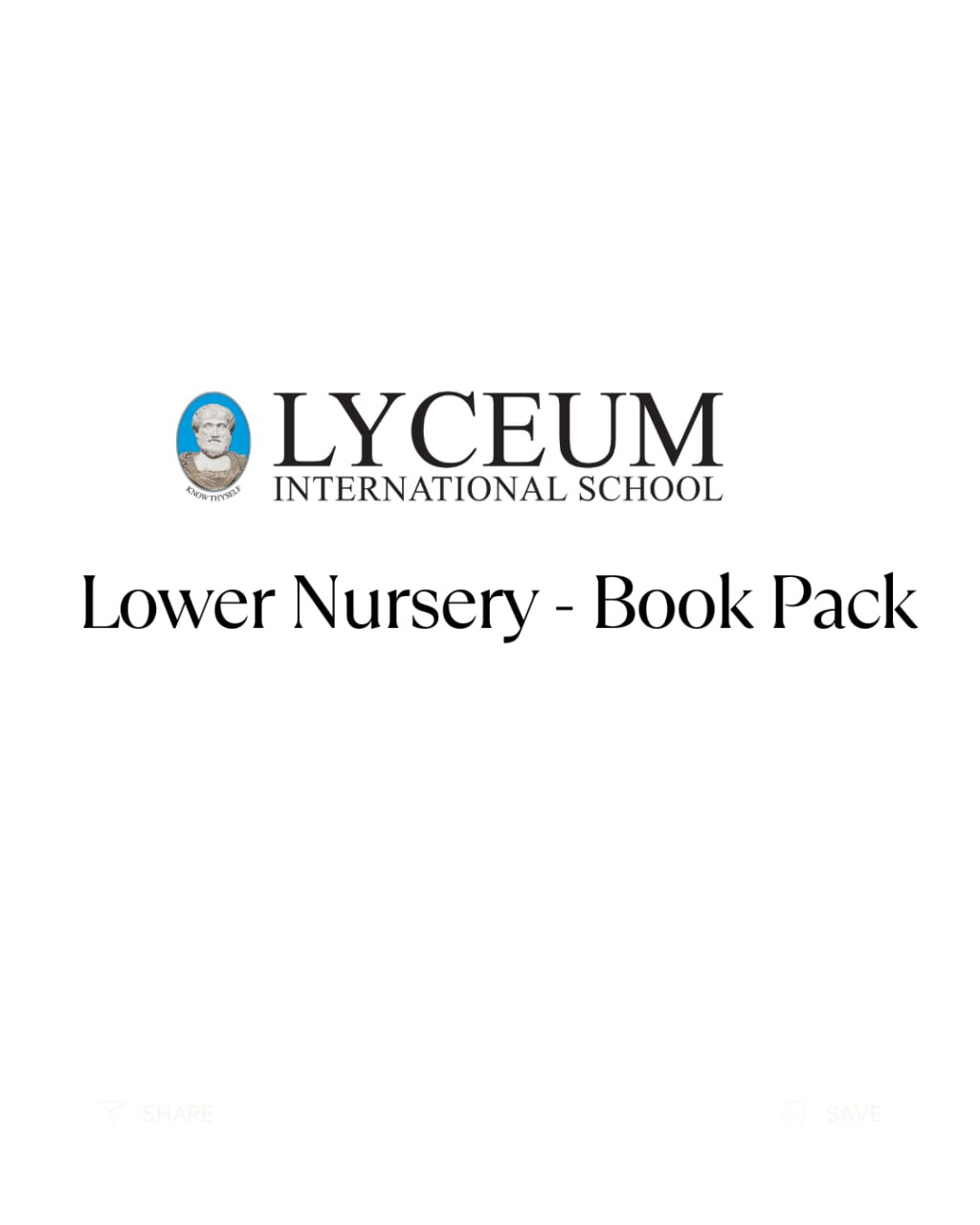 lower nurcery book pack lower nurcery book pack