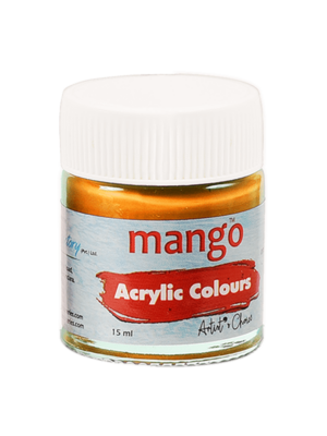 mango acrylic paint 15ml orange